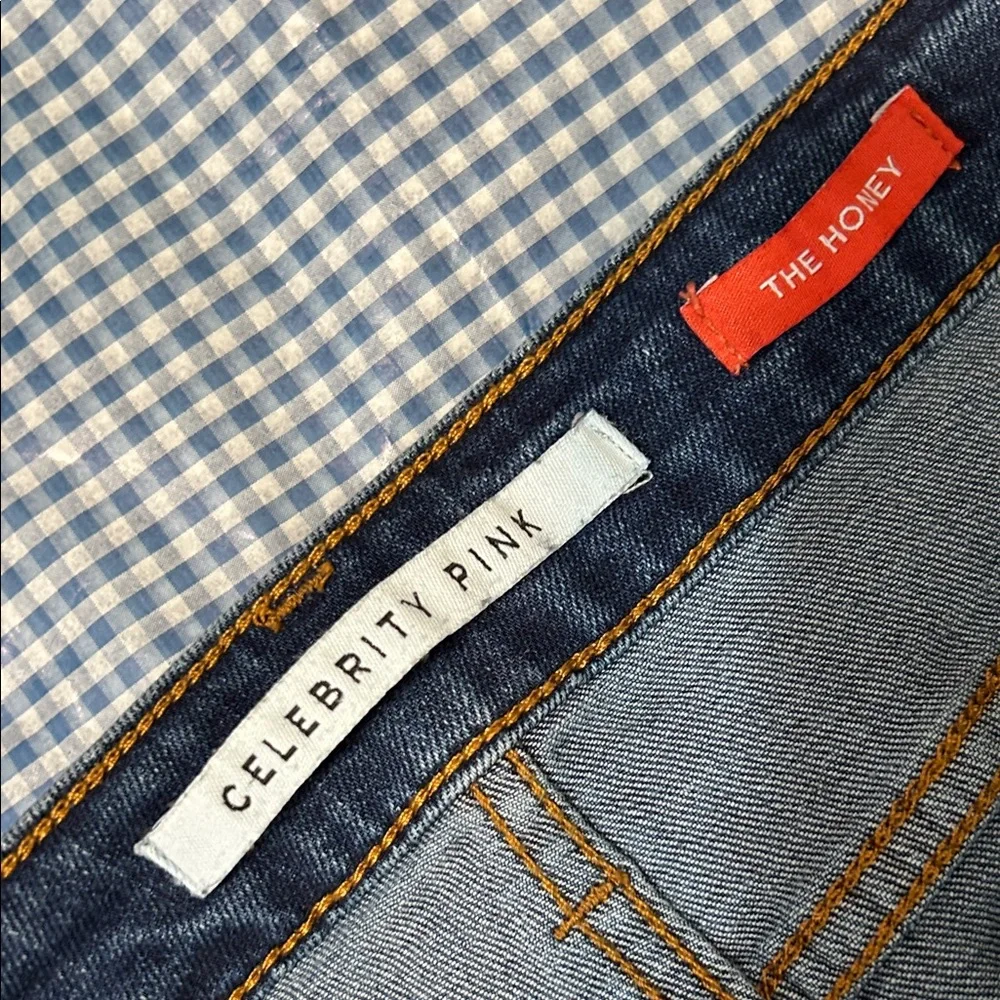 Celebrity Pink Dark Blue Jean Shorts - Picture 5 of 7